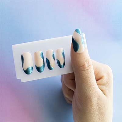 NAIL ART COLORTREND BLUEWAVES